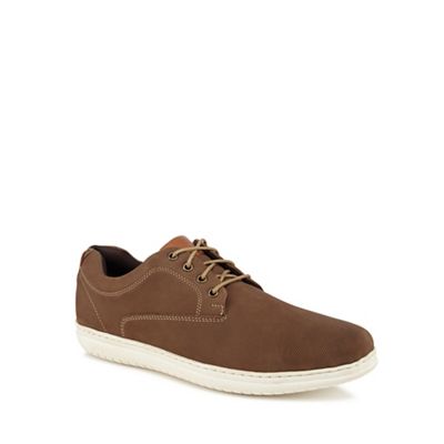 Henley Comfort - Taupe leather 'Raymond' trainers