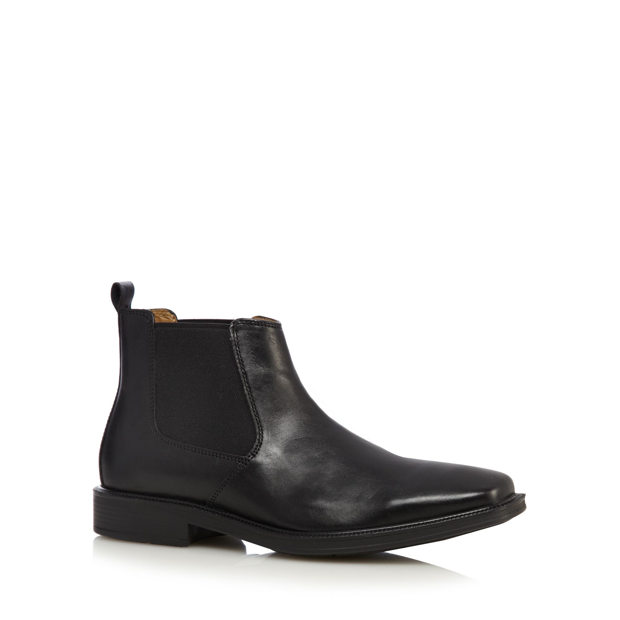 Henley Comfort Mens Black Leather Chelsea Boots From Debenhams | eBay