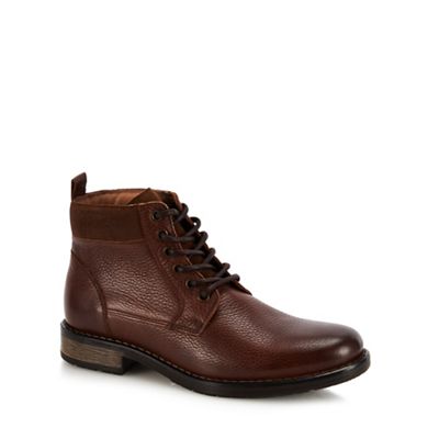 Mantaray - Tan leather 'Cascade' chukka boots