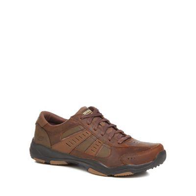 Skechers - Brown 'Larson' trainers