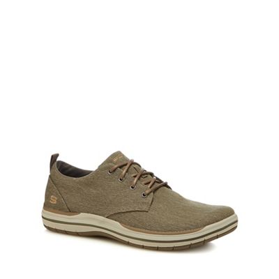 Skechers - Khaki 'Elson Moten' trainers