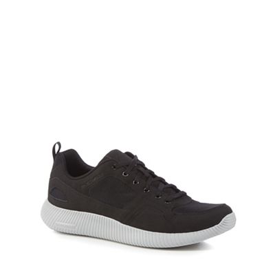 Skechers - Black 'Depth Charge' lace up trainers
