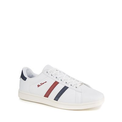 ben sherman leigh slip on canvas trainers