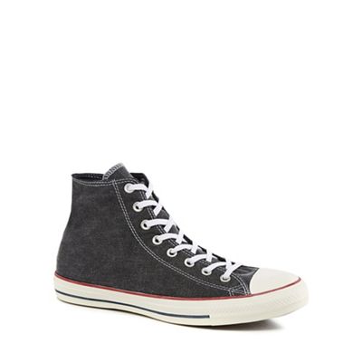 Converse - Black canvas 'Chuck Taylor All Star' hi-top trainers