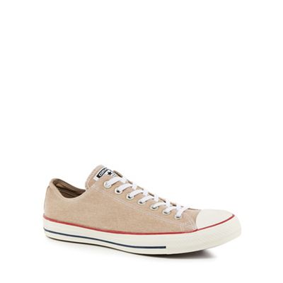 Converse - Taupe canvas 'Chuck Taylor All Star' trainers