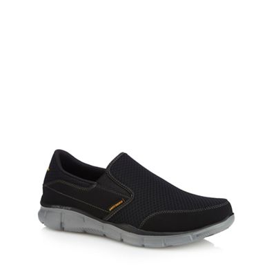 Skechers - Black 'Equalizer Persistent' slip-on trainers