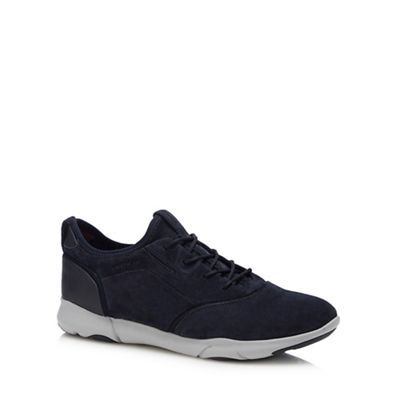 Geox - Navy suede 'Nebula' trainers