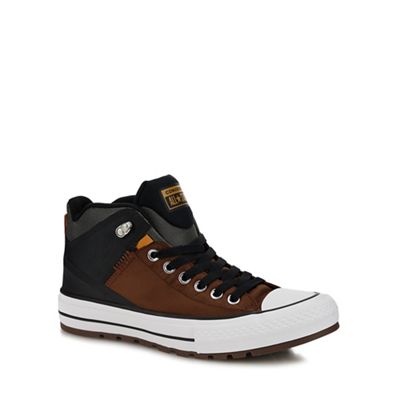Converse - Brown 'Chuck Taylor All Star' high tops trainers