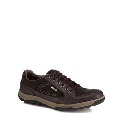 Rockport - Brown suede 'Oxford' trainers
