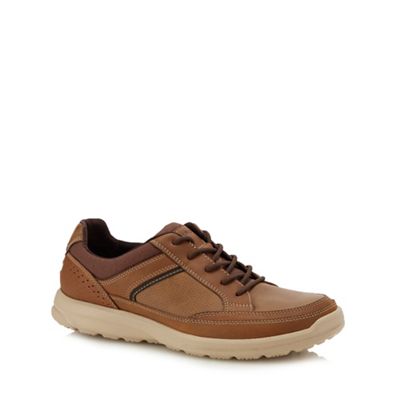Rockport - Tan leather 'Welker' trainers