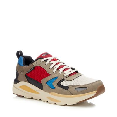 skechers status borg mens shoes