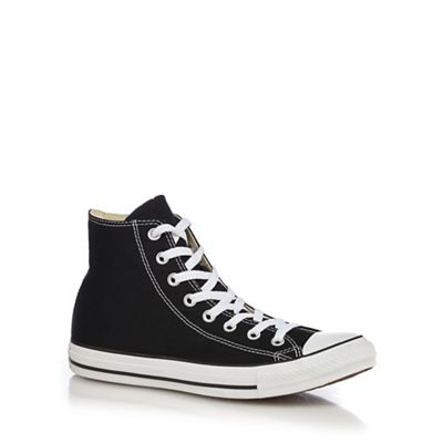 Converse - Black canvas 'All Star' high tops