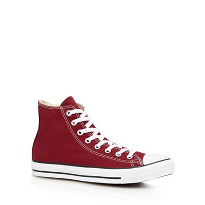 Converse - Maroon 'All Star' trainers