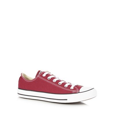 Converse - Maroon 'All Star' trainers