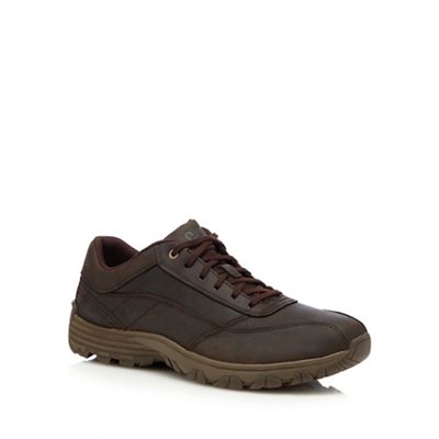 Caterpillar - Brown leather 'Eon' trainers