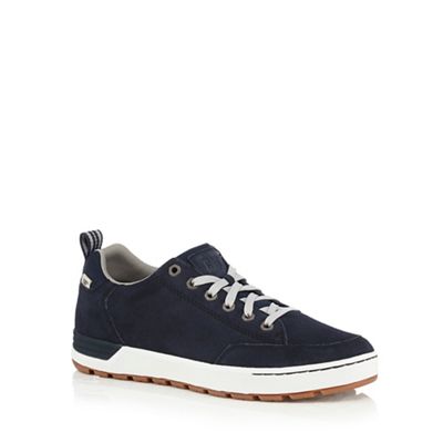 Caterpillar - Blue 'Evasion' suede trainers