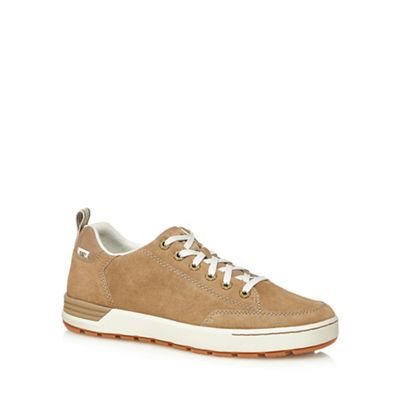 Caterpillar - Cream suede trainers