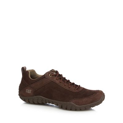 Caterpillar - Dark brown suede 'Arise' trainers