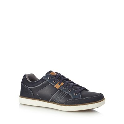 Skechers - Navy 'Lanson Rometo' lace up trainers