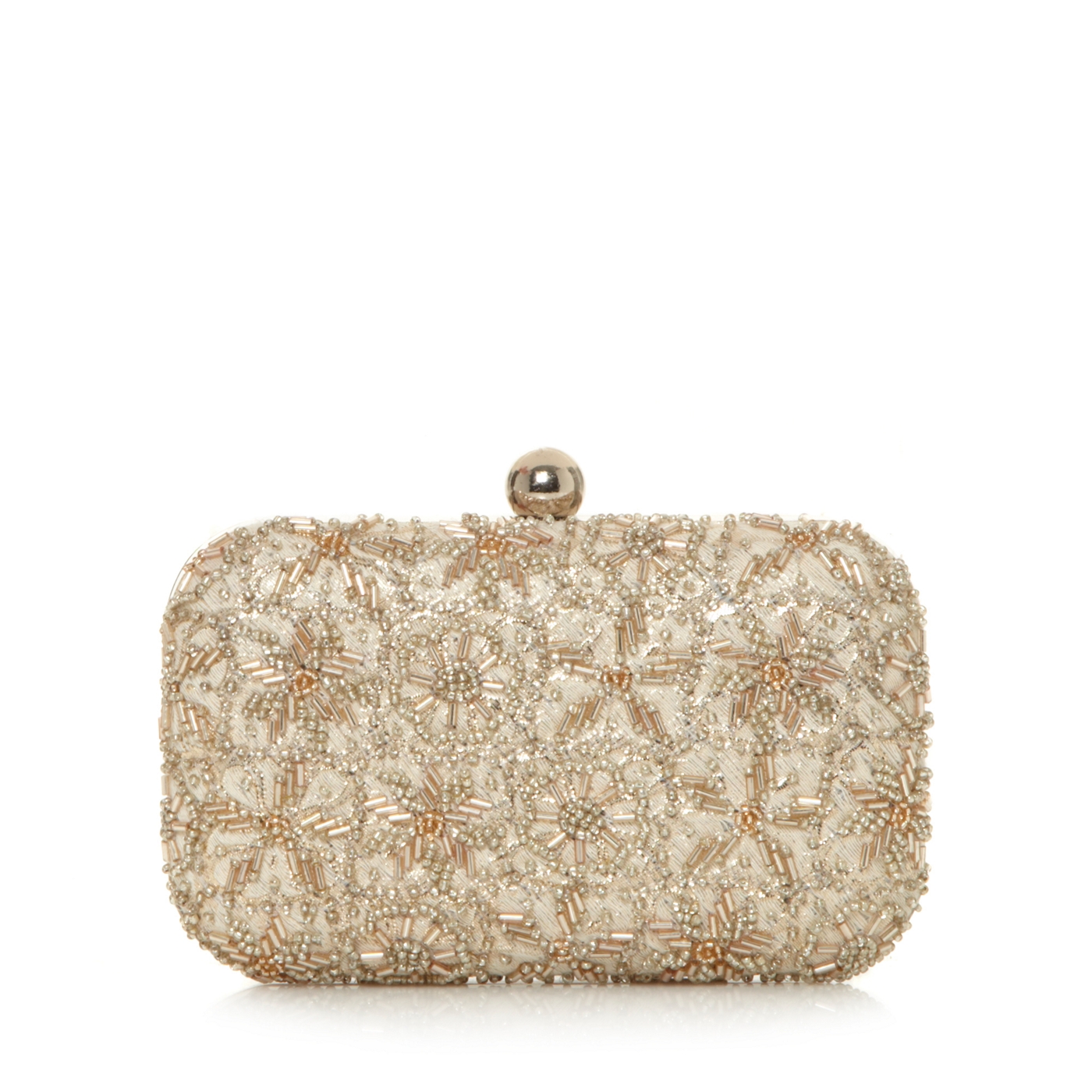 No. 1 Jenny Packham Designer gold embellished clutch bag