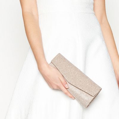 debenhams silver clutch bag