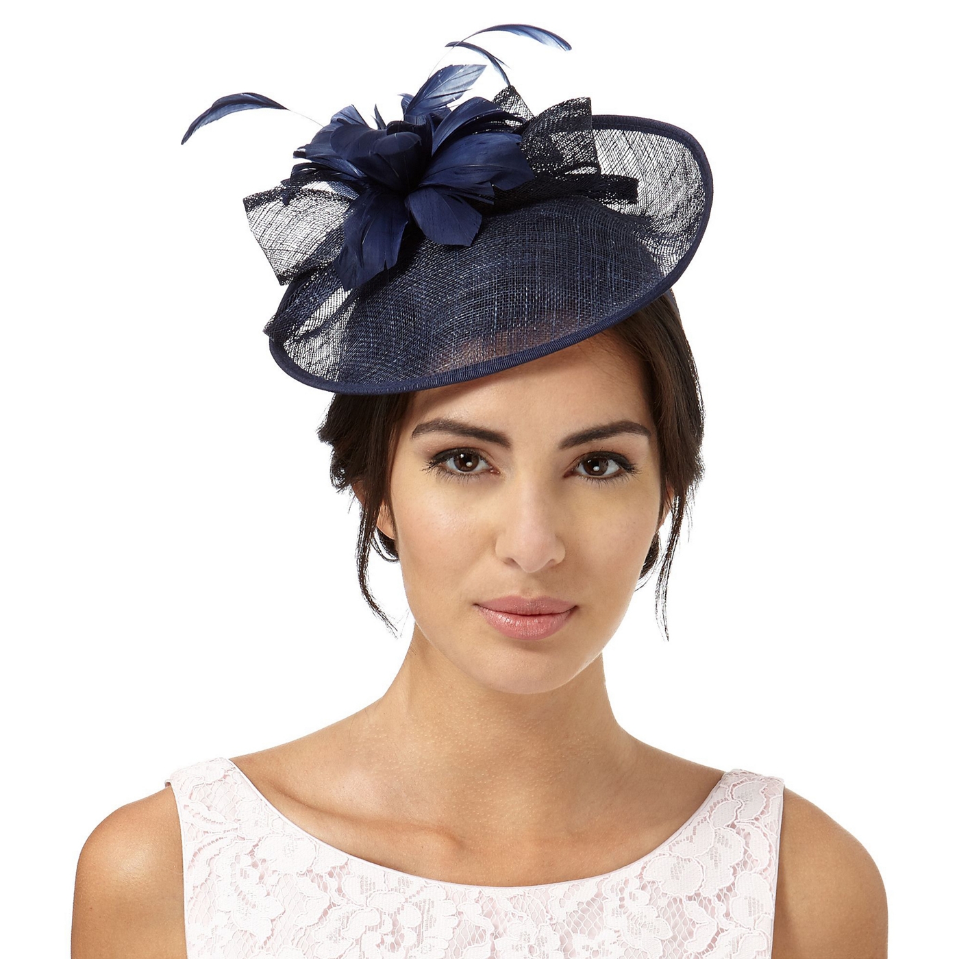 Debut Navy lamour saucer fascinator