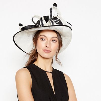 black wedding hats debenhams