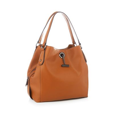 RJR.John Rocha - Tan 'Hobo' chain bar bag