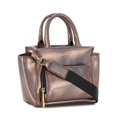 KENDALL + KYLIE - Metallic iridescent satchel bag