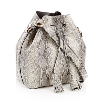 Faith - Multicoloured snake print drawstring duffle bag
