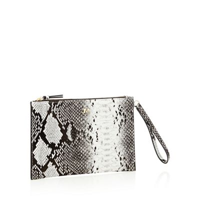 Star by Julien Macdonald - Multicoloured snake print faux leather clutch bag