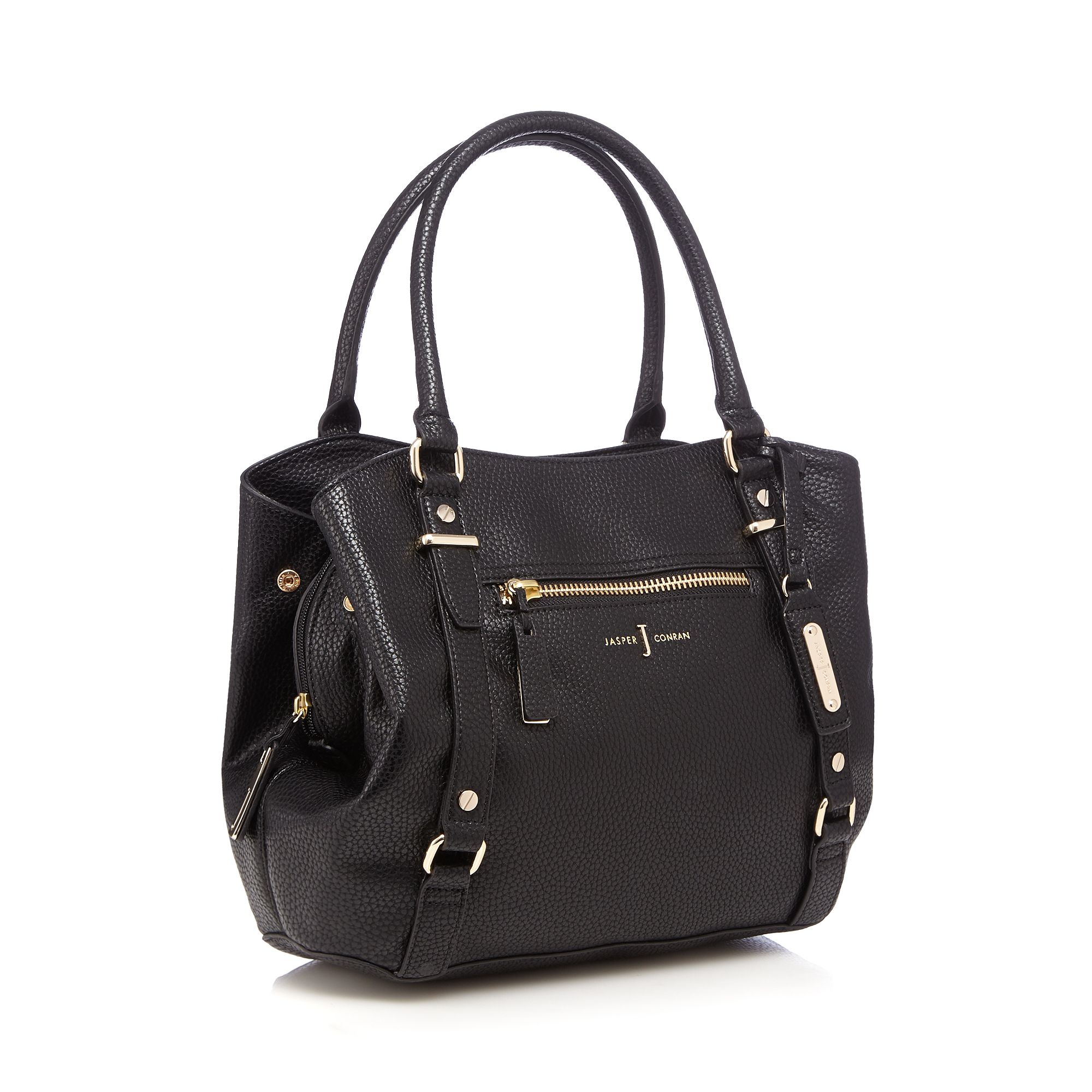 J By Jasper Conran Womens Black Grained Grab Bag From Debenhams | eBay