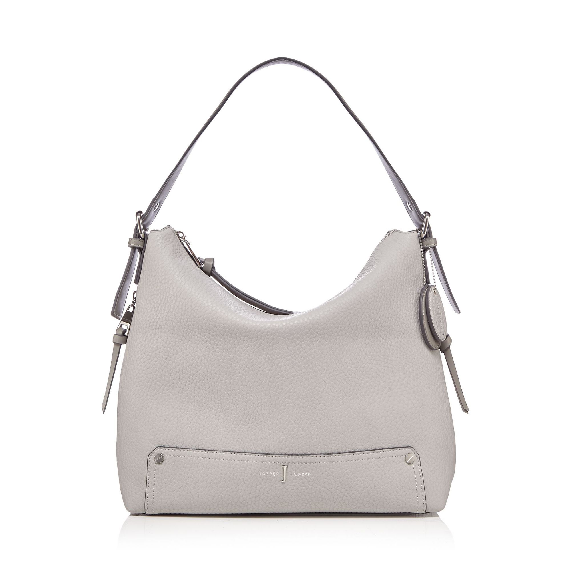 J By Jasper Conran Womens Grey Zip Detail Shoulder Bag From Debenhams ...