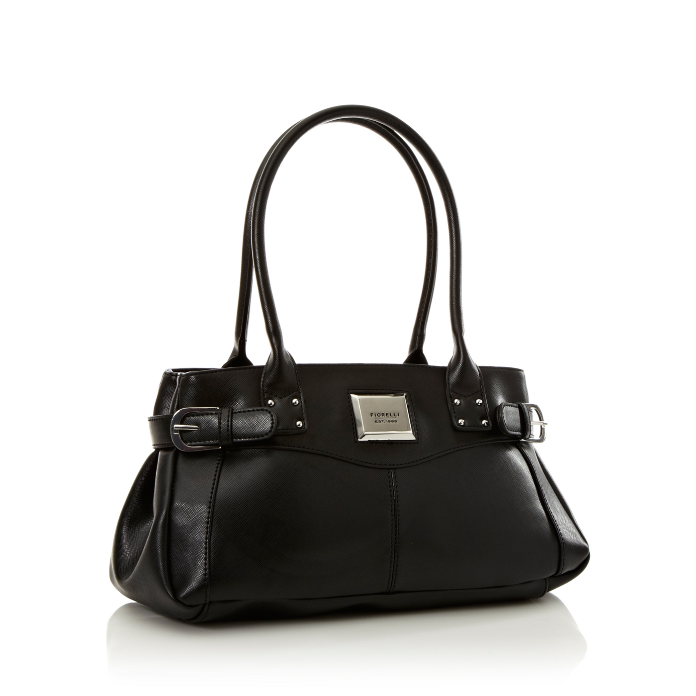 Fiorelli Near black crosshatched shoulder bag