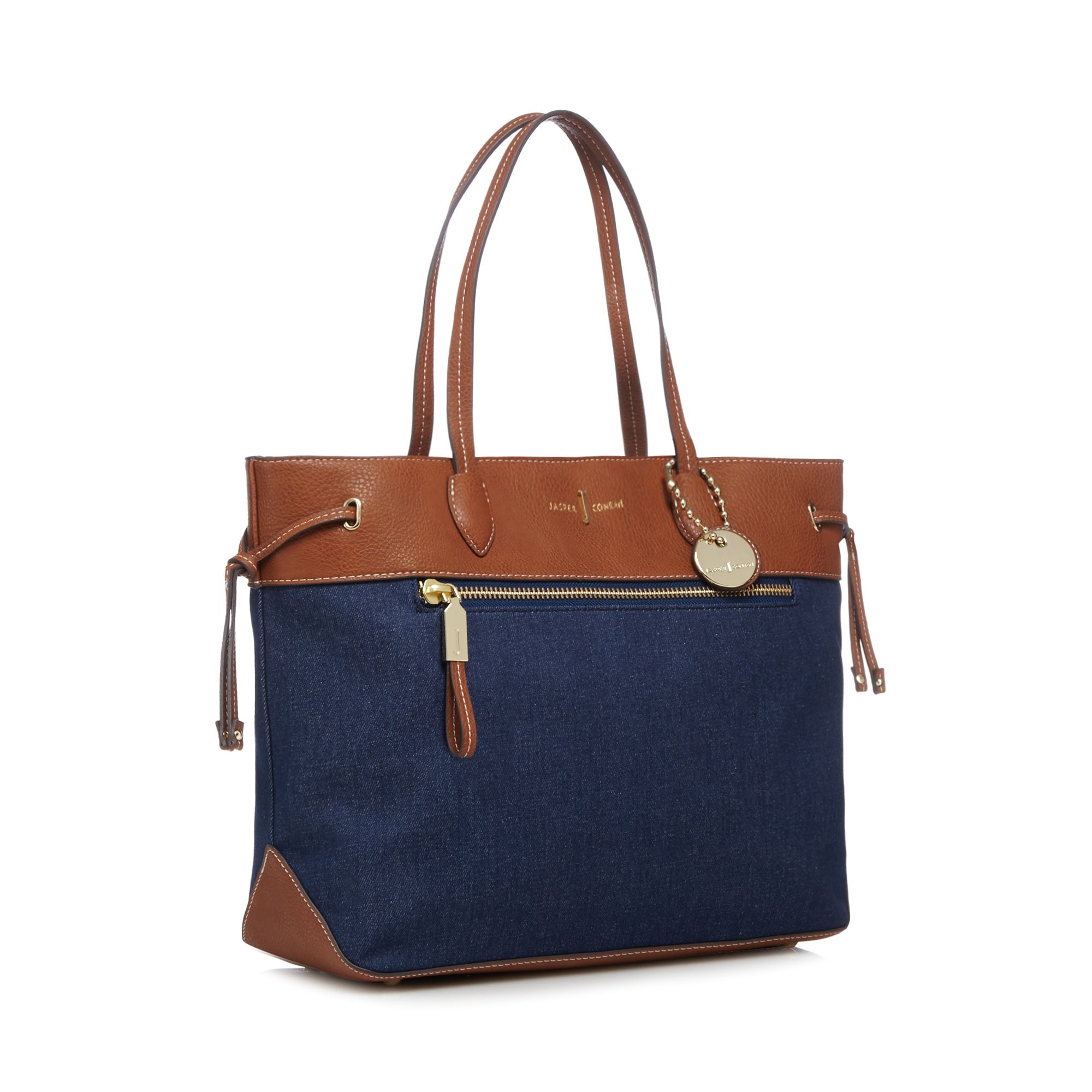 J By Jasper Conran Womens Blue Denim Shopper Bag From Debenhams