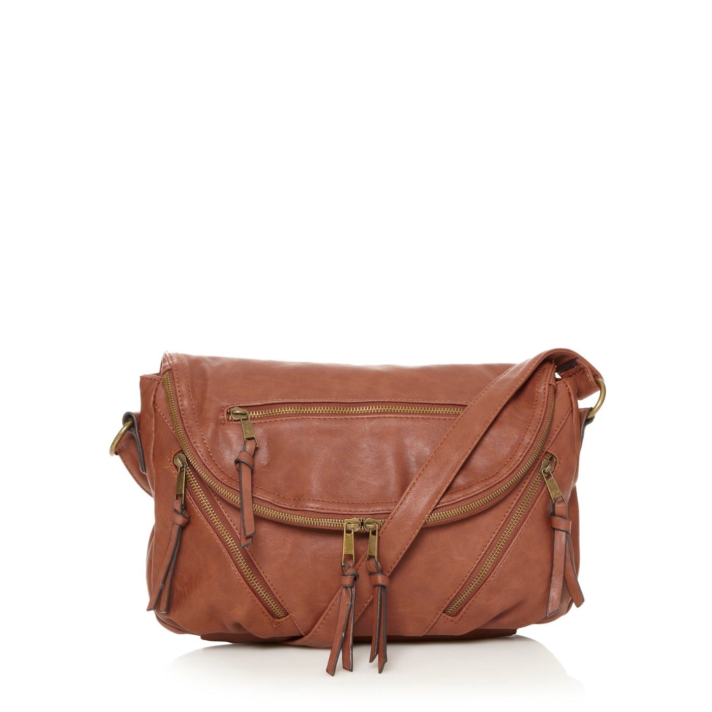 Call It Spring Tan Cheery cross body bag