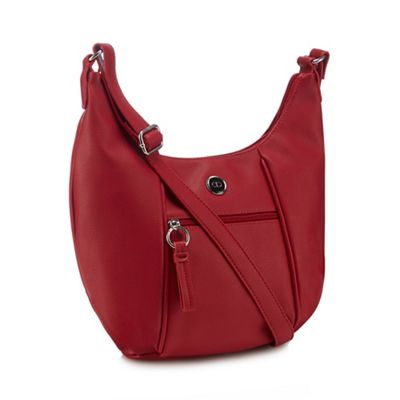 cross body red bag