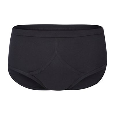 Debenhams - Big and tall pack of three black briefs