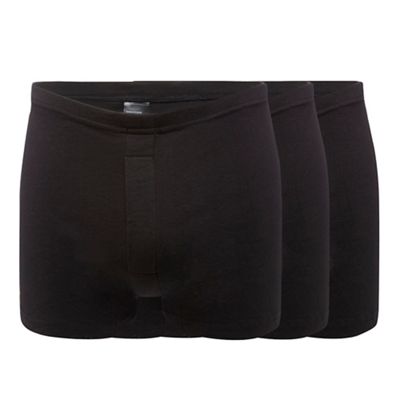 Debenhams - Pack of three black boxers