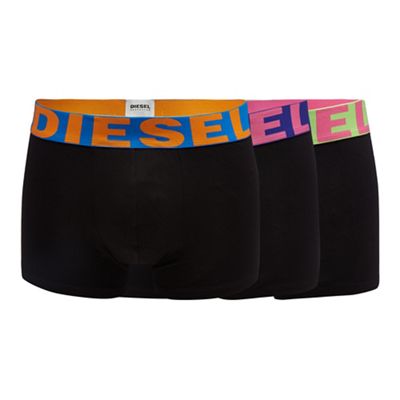 Diesel - 3 pack black boxer trunks
