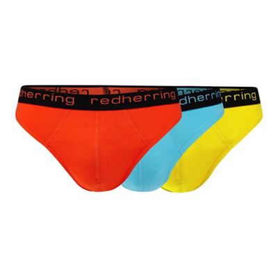 Red Herring - Pack of three assorted thongs