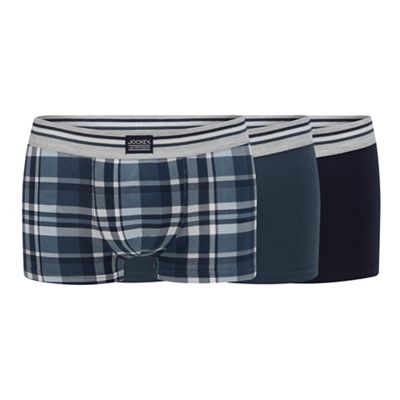 Jockey - 3 pack navy printed trunks