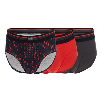 Jockey - 3 pack assorted plain and patterned slips