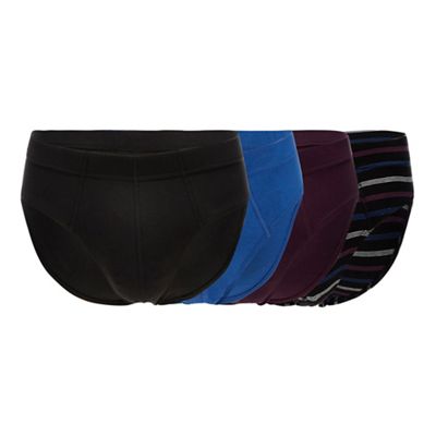 The Collection - Big and tall 4 pack assorted printed slips