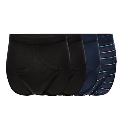 The Collection - Big and tall 4 pack assorted printed briefs
