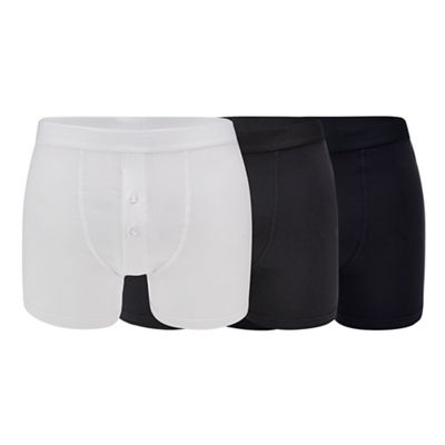 The Collection - Big and tall 3 pack assorted button boxers