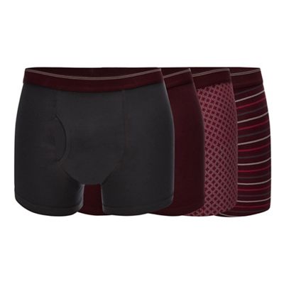 The Collection - Big and tall 4 pack assorted printed trunks