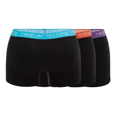 Red Herring - 3 pack black keyhole trunks