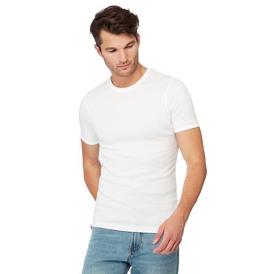 Maine New England - 2 pack white brushed thermal t-shirts