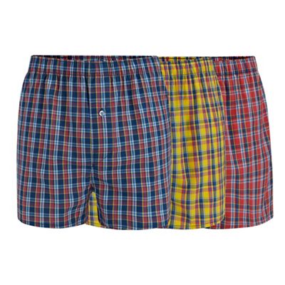 The Collection - 3 pack assorted checked boxers